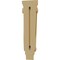 Ekena Millwork 6 1/4"W x 3"D x 22"H Large Traditional Pilaster Corbel, Alder CORW06X03X22PTAL - alternate 3